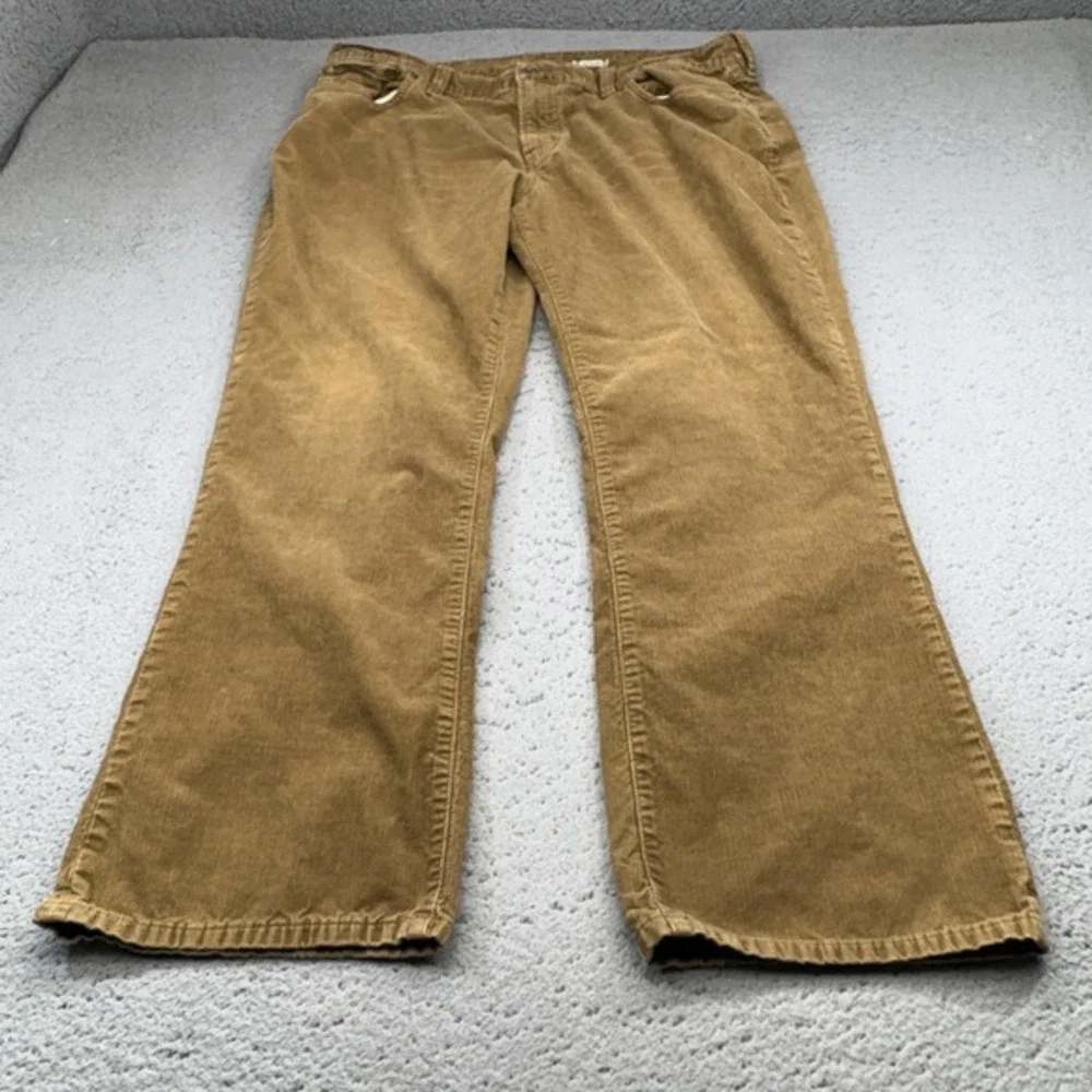 Polo Ralph Lauren Pants Mens 42 Brown Corduroy Flat Front 5-Pocket Academic Boho